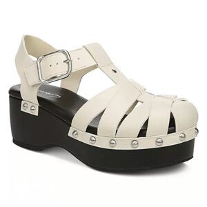 NIB Sam Edelman Circus Jedda ivory platforms 8.5M